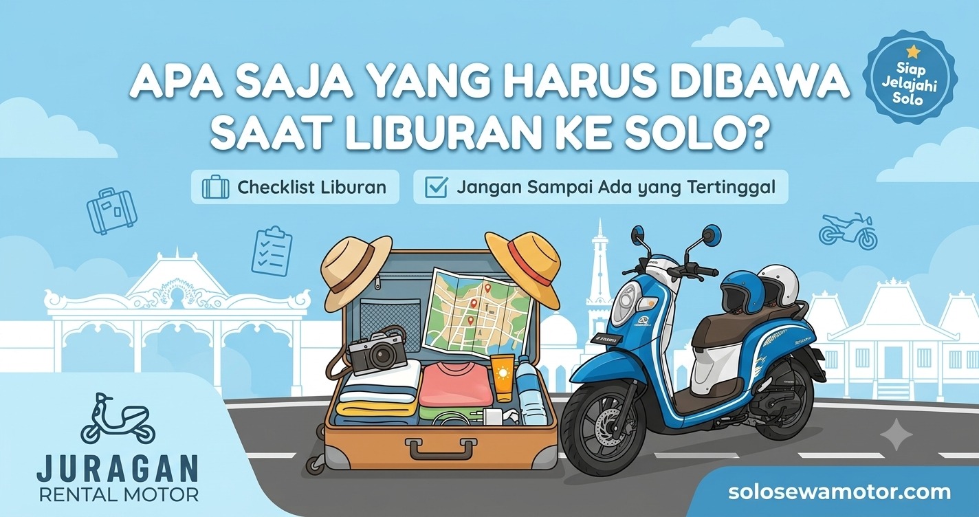 Apa Saja yang Harus Dibawa Saat Liburan ke Solo? Ini Checklist agar Perjalanan Lebih Nyaman