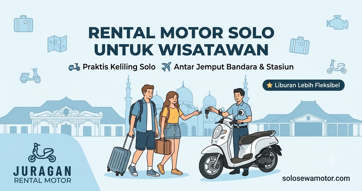 Rental Motor Solo untuk Wisatawan, Cara Praktis Menjelajahi Kota Solo